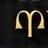 Foodie Men logo - luxury golden branding